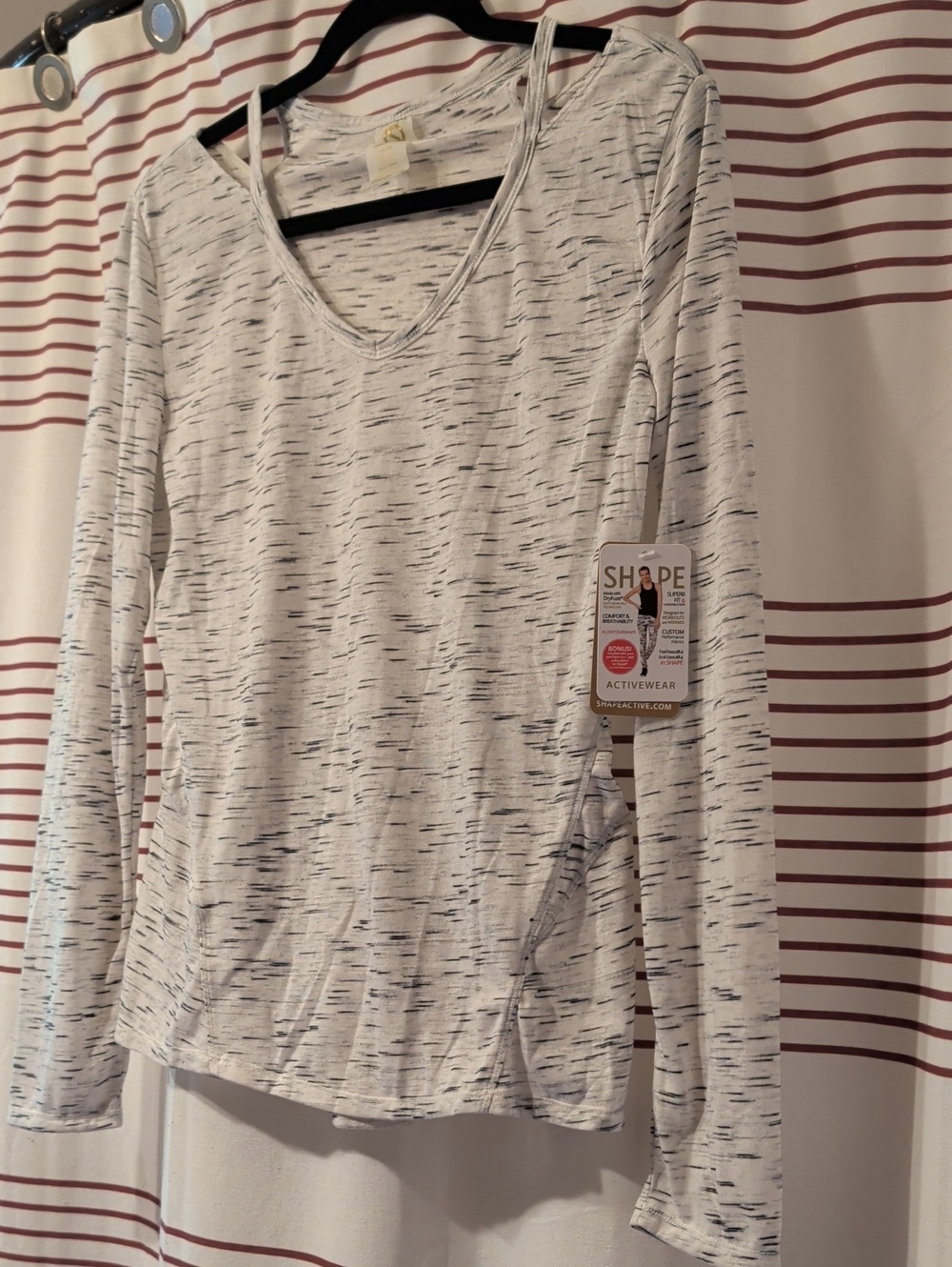 SHAPE Women's V-Neck Long Sleeve ActiveTop